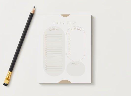 Modern Daily Planner Notepad